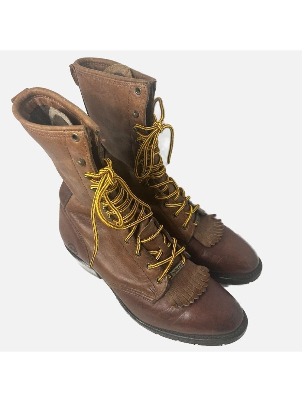 Double H Boot Company Men’s Packer Lace Up Boots Kilte DSS 8D Brown Steampunk